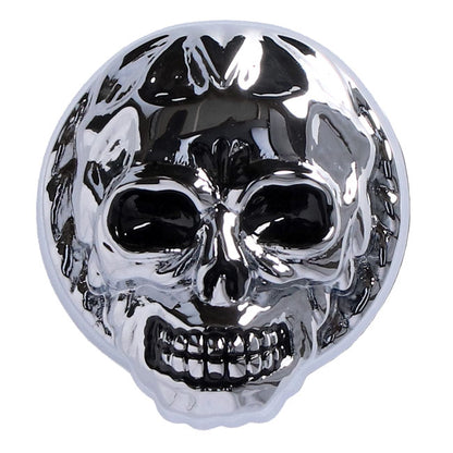 Handlebar Grip Set, Cushion Skull Leather