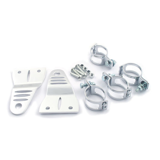 Striker, Slotted Side Mount Headlamp Bracket Assembly. Clear