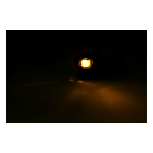 Jewel, In-Bar LED Turn Signal. Smoke Lens