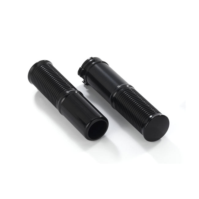 Kustom Tech FL handlebar grip set. Black anodised - Kustom Tech motorcycle part