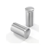 Ribbed Satin Aluminium