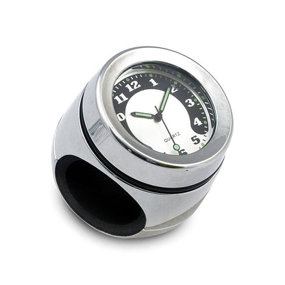 Handlebar Mounted Clock. Chrome
