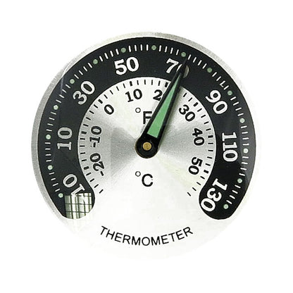 Handlebar Mounted Thermometer. Black