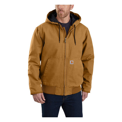 Carhartt Washed Insulated Jacket Carhartt Brown - Carhartt product image 3