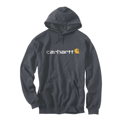 Carhartt Signature Logo Hoodie Carbon Heather - Carhartt product image