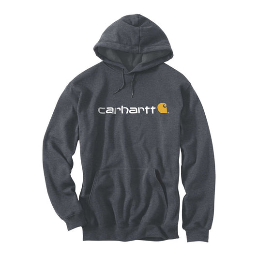 Carhartt Signature Logo Hoodie Carbon Heather - Carhartt product image