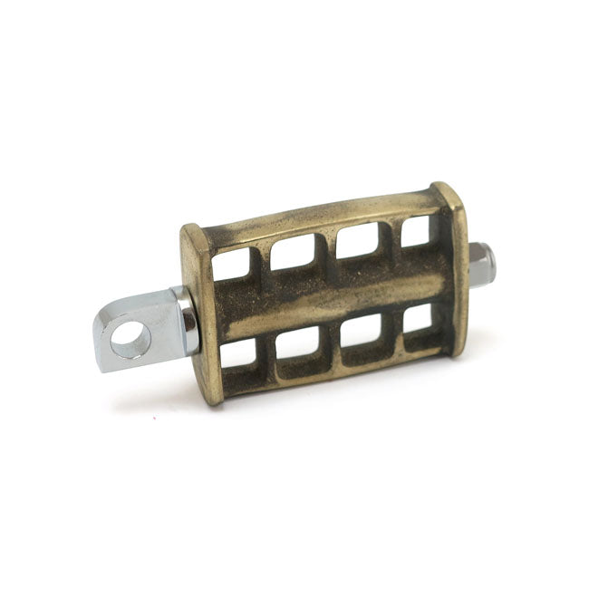 Wannabe Choppers Prisoner Kickstart Pedal - Brass - Most H-D models with swing-out kick pedal