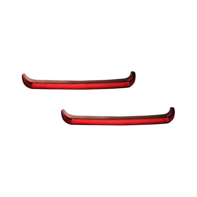 Custom Dynamics Sequential low profile bag lights. Red - Custom Dynamics saddlebags misc at Pedro's Parts