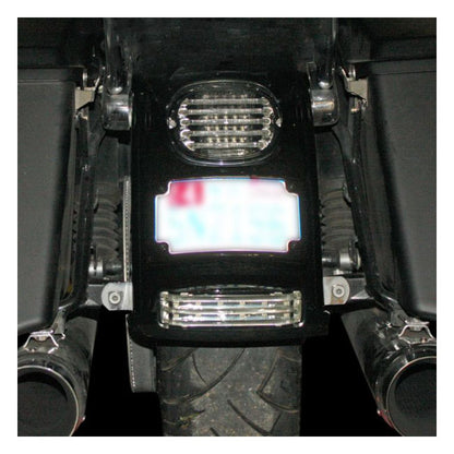 Custom Dynamics ProBEAM rear LED fender tip. Smoke lens - Custom Dynamics fender tips with light at Pedro's Parts