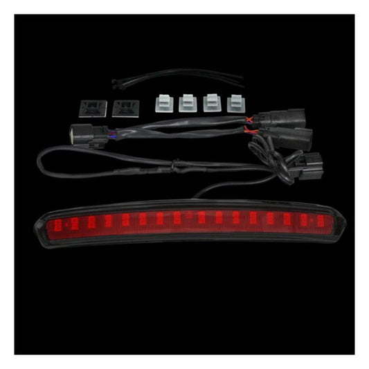 Custom Dynamics Tour-Pak Lid Light - Black, Red Lens - Custom Dynamics tail lights led at Pedro's Parts