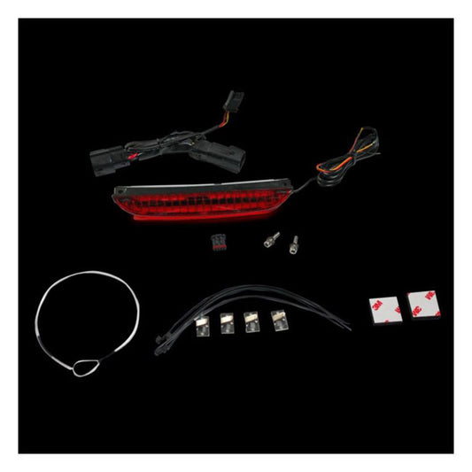 Custom Dynamics luggage rack LED light bar. Red lens - Custom Dynamics tail lights led at Pedro's Parts