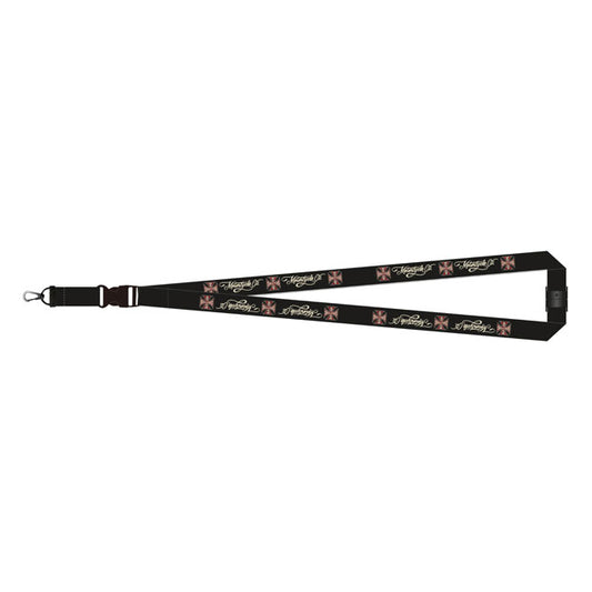 WCC Motorcycle CO. Lanyard Black