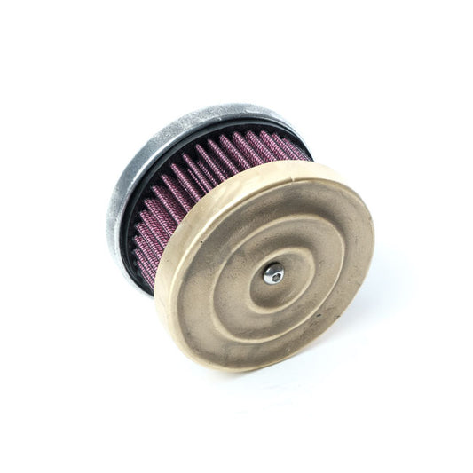 Wannabe Choppers WannaSucker Wave Air Cleaner - Brass - Keihin; Bendix; Tillotson (Excl. CV) carburetor