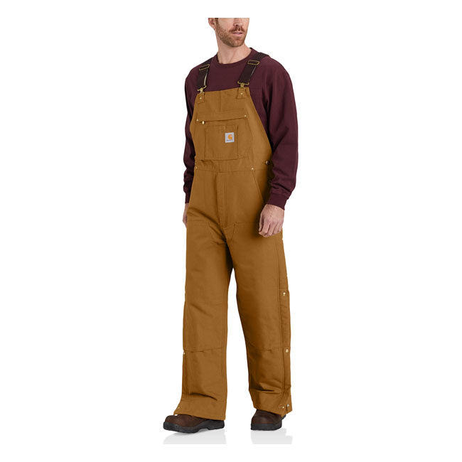 Carhartt Duck Insulated Bib Overall Carhartt Brown - Carhartt product image 3