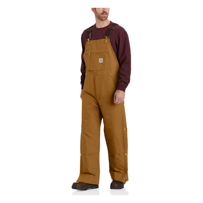 Carhartt Duck Insulated Bib Overall Carhartt Brown - Carhartt product image 3