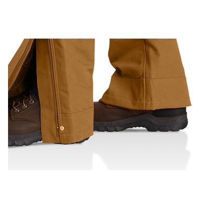 Carhartt Duck Insulated Bib Overall Carhartt Brown - Carhartt product image 5