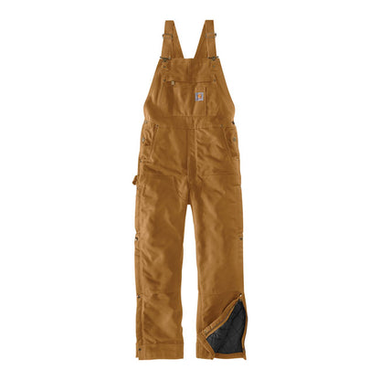 Carhartt Duck Insulated Bib Overall Carhartt Brown - Carhartt product image