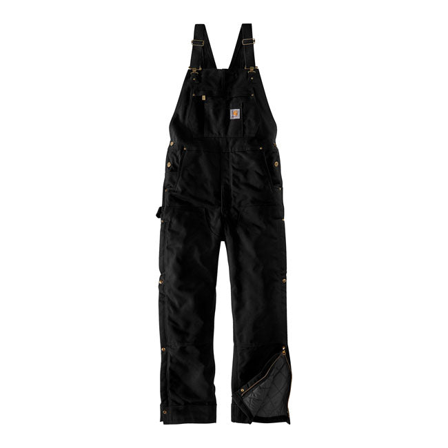 Carhartt Duck Insulated Bib Overall Black - Carhartt product image