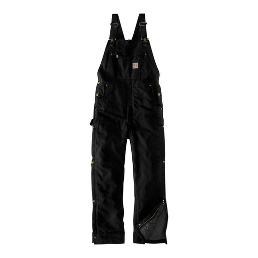 Carhartt Duck Insulated Bib Overall Black - Carhartt product image