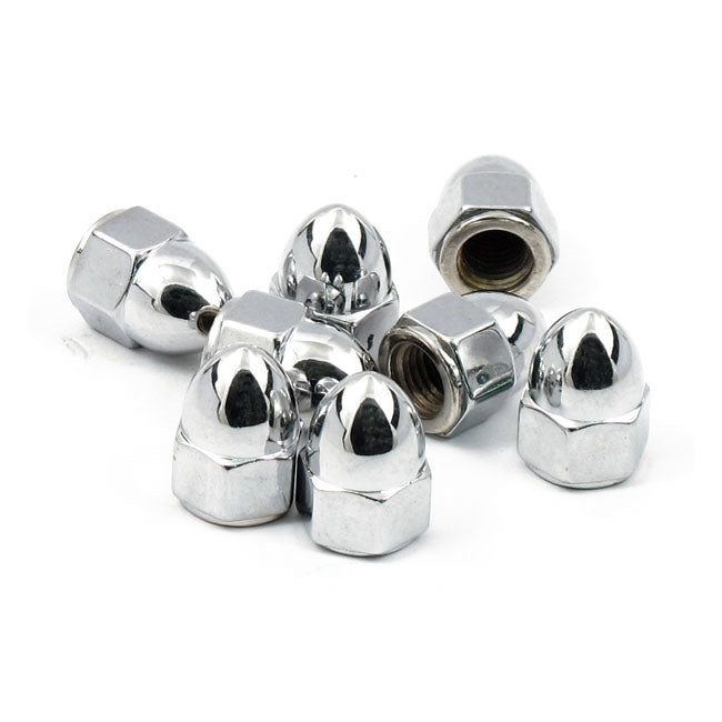James Gaskets Acorn nut set, exhaust mount. Chrome