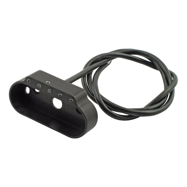 Motogadget, MSM Combi Frame with Indicator Lights. Black