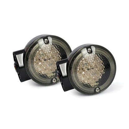 86-up Style FL LED Turn Signals. Rear. Gloss Black