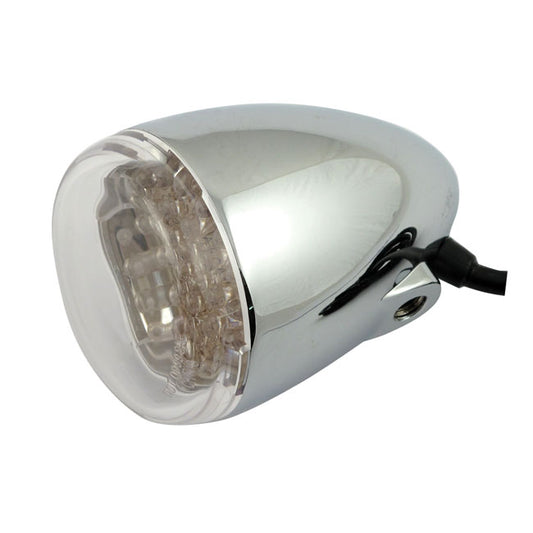 Chris Products, LED Bullet Turn Signals. Amber. Clear Lens