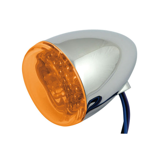 Chris Products, LED Bullet Turn Signals. Amber. Amber Lens