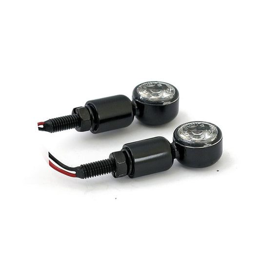 Mc1 LED Turn Signals Black, Clear Lens