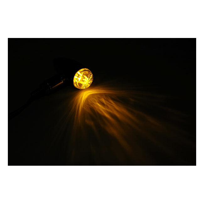 Micro Bullet LED Turn Signals, Chrome