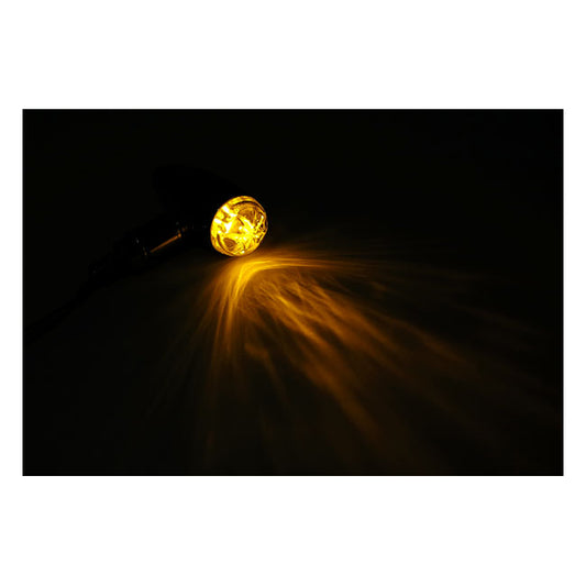 Micro Bullet LED Turn Signals, Chrome