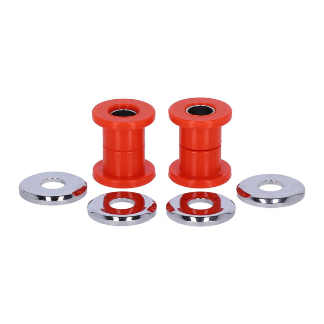 Handlebar Damper Kit, Red Polyurethane