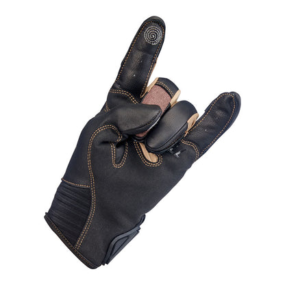 Biltwell Bridgeport Gloves chocolate/black from Biltwell at Pedro’s Parts