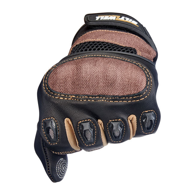 Biltwell Bridgeport Gloves chocolate/black from Biltwell at Pedro’s Parts
