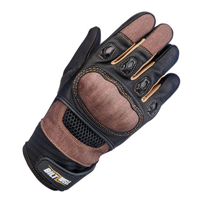 Biltwell Bridgeport Gloves chocolate/black from Biltwell at Pedro’s Parts