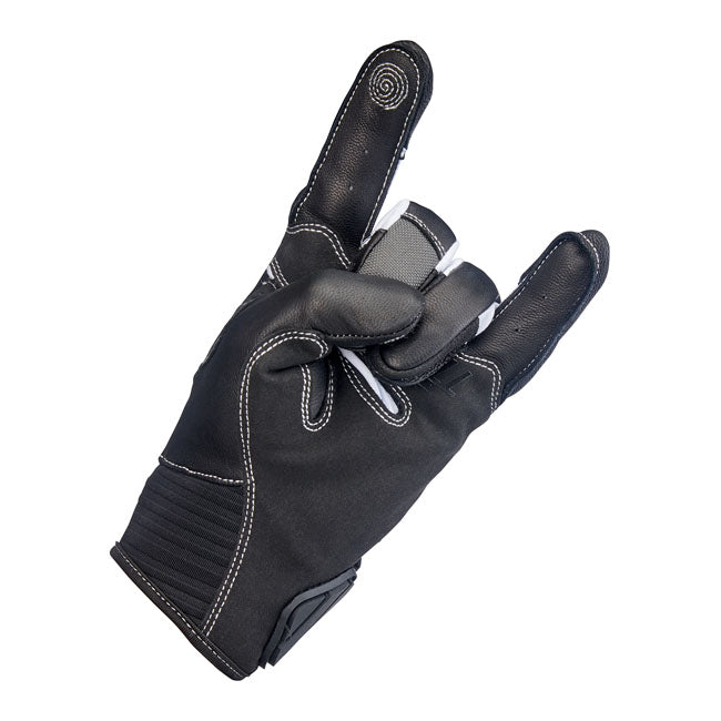 Biltwell Bridgeport Gloves grey/black from Biltwell at Pedro’s Parts