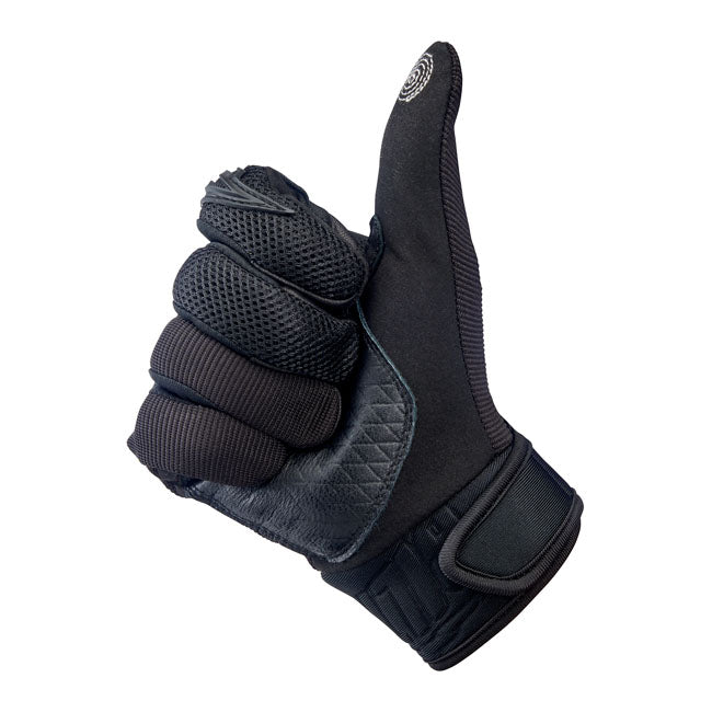 Biltwell Baja Gloves black out from Biltwell at Pedro’s Parts