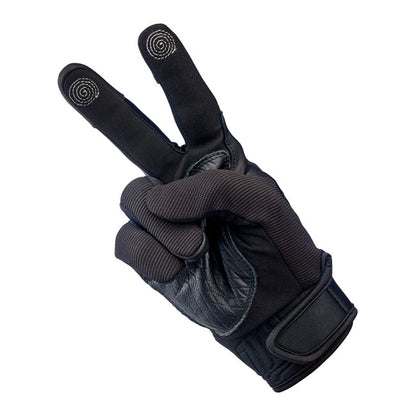 Biltwell Baja Gloves black out from Biltwell at Pedro’s Parts