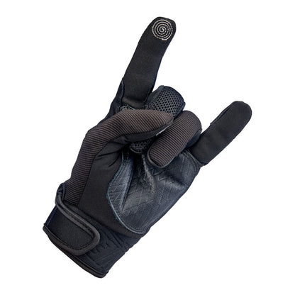 Biltwell Baja Gloves black out from Biltwell at Pedro’s Parts