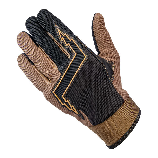 Biltwell Baja Gloves chocolate/black from Biltwell at Pedro’s Parts