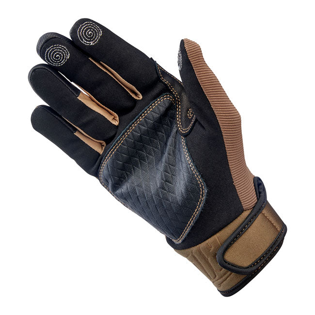 Biltwell Baja Gloves chocolate/black from Biltwell at Pedro’s Parts