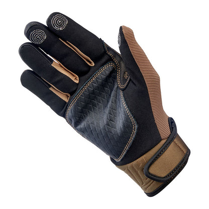 Biltwell Baja Gloves chocolate/black from Biltwell at Pedro’s Parts