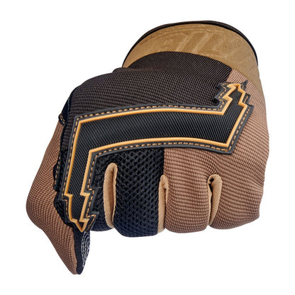 Biltwell Baja Gloves chocolate/black from Biltwell at Pedro’s Parts