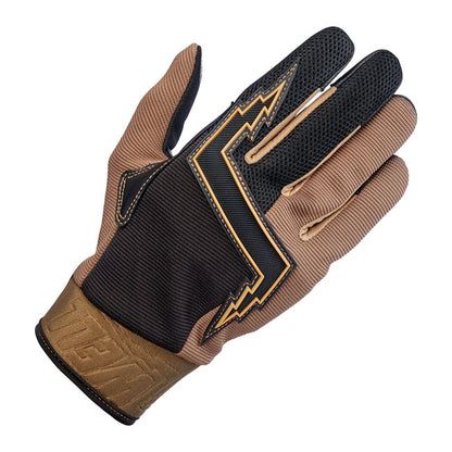 Biltwell Baja Gloves chocolate/black from Biltwell at Pedro’s Parts