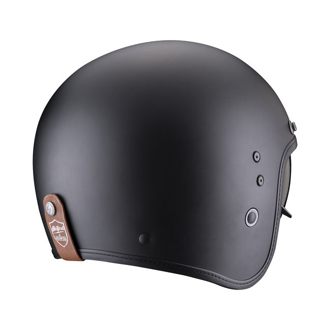 Scorpion Belfast Evo Luxe Helmet Matte Black - motorcycle helmets at Pedro's Parts