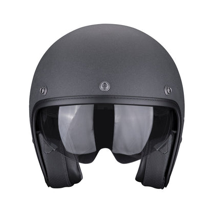 Scorpion Belfast Evo Graphite Helmet Dark Grey - motorcycle helmets at Pedro's Parts