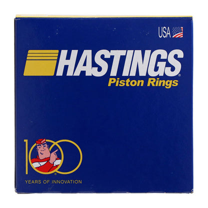 Hastings, 107" M8 Chrome Piston Ring Set. +.020"