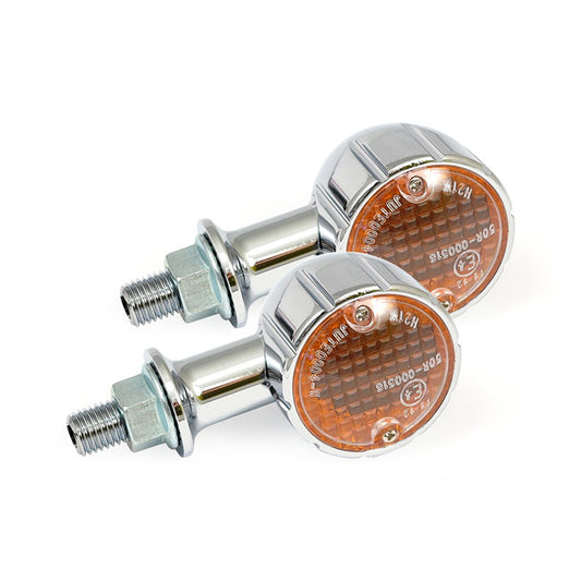 Arizona, Halogen Turn Signals. Chrome. 20mm Stem