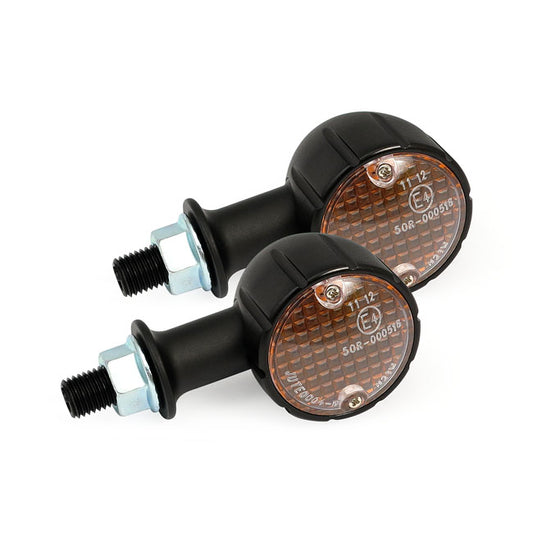 Arizona, Halogen Turn Signals. Black. 20mm Stem