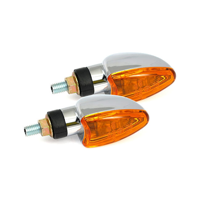 Arrow Mini Turn Signals. Chrome